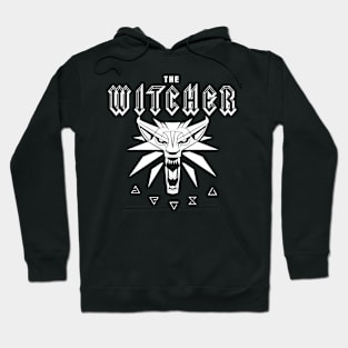 The Witcher - Rock style - white Hoodie